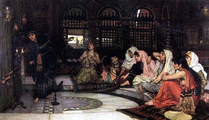 John William Waterhouse Consulting the Oracle oil painting image